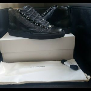 Balenciaga Sneaker Pelle S Gomm Arena Opaque Noir